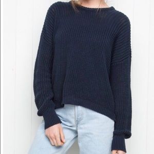 Brandy Melville navy knit sweater